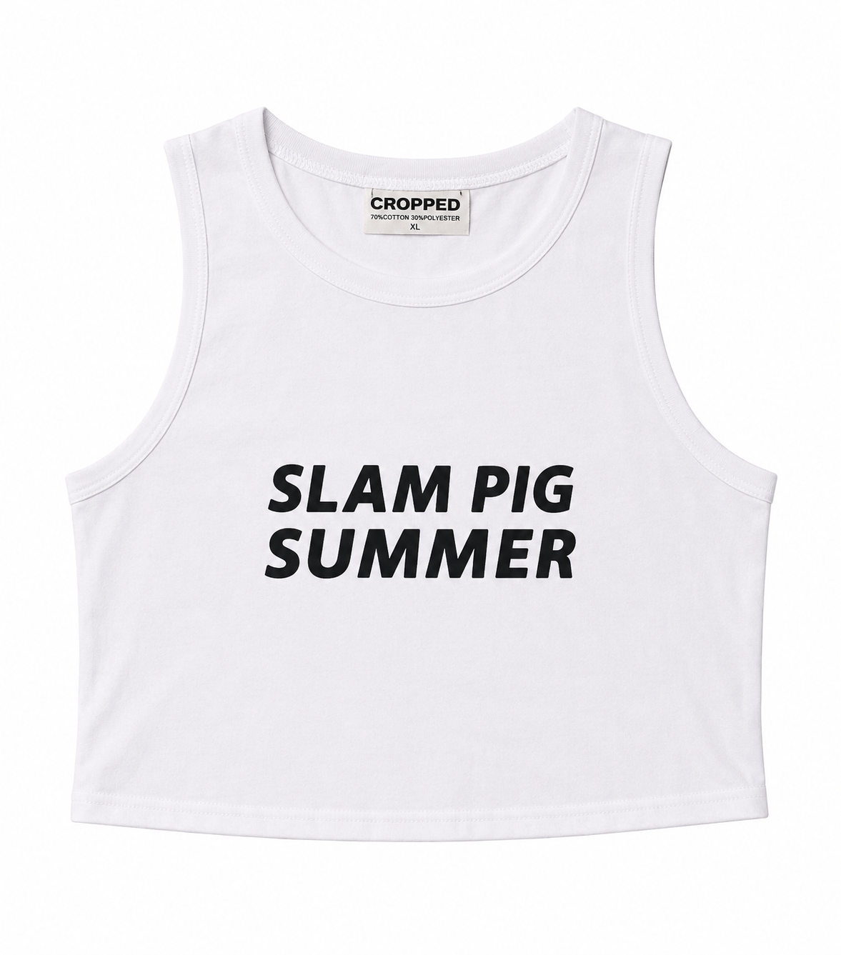 Slam Pig - Fitted Crop Tank