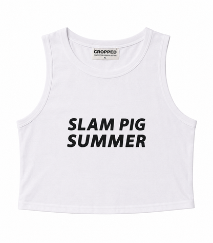 Slam Pig - Fitted Crop Tank