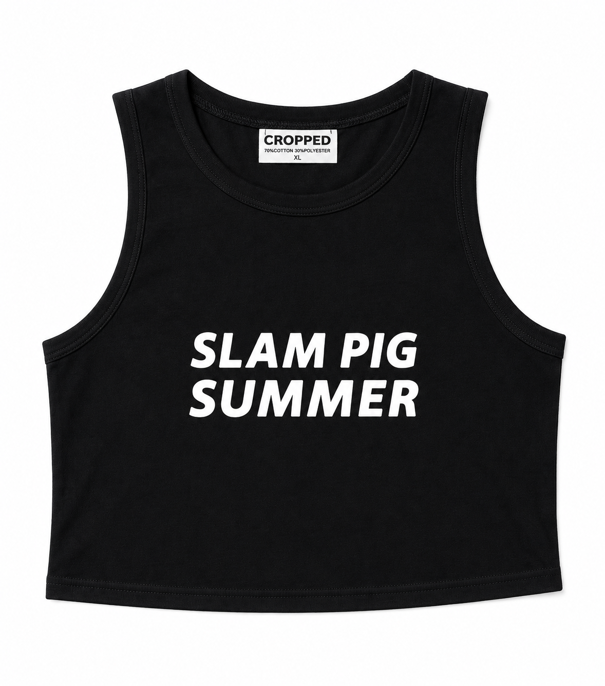 Slam Pig - Fitted Crop Tank